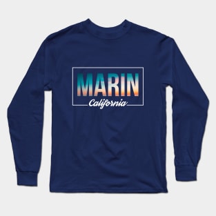 Beach Dreams Marin California Long Sleeve T-Shirt